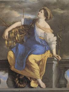 Orazio Gentileschi Public Felicity Surmounting Perils (mk05)